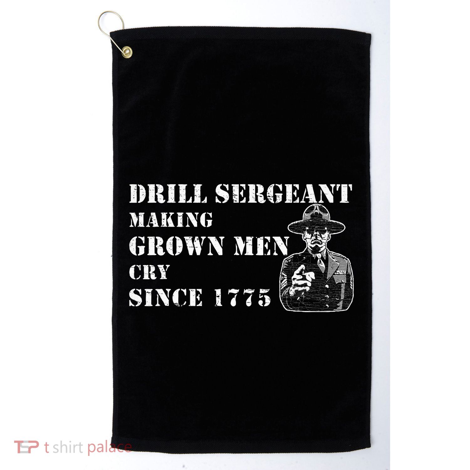 Drill Sergeant Military Drill Team Instructor Bootcamp Gifts Golf Towel