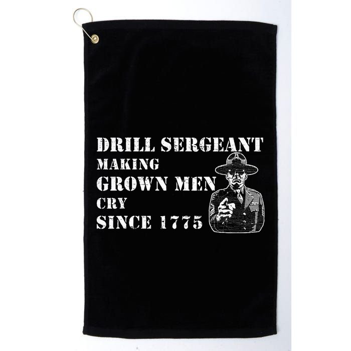 Drill Sergeant Military Drill Team Instructor Bootcamp Gifts Golf Towel