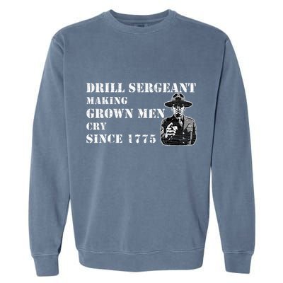 Drill Sergeant Military Drill Team Instructor Bootcamp Gifts Garment-Dyed Sweatshirt