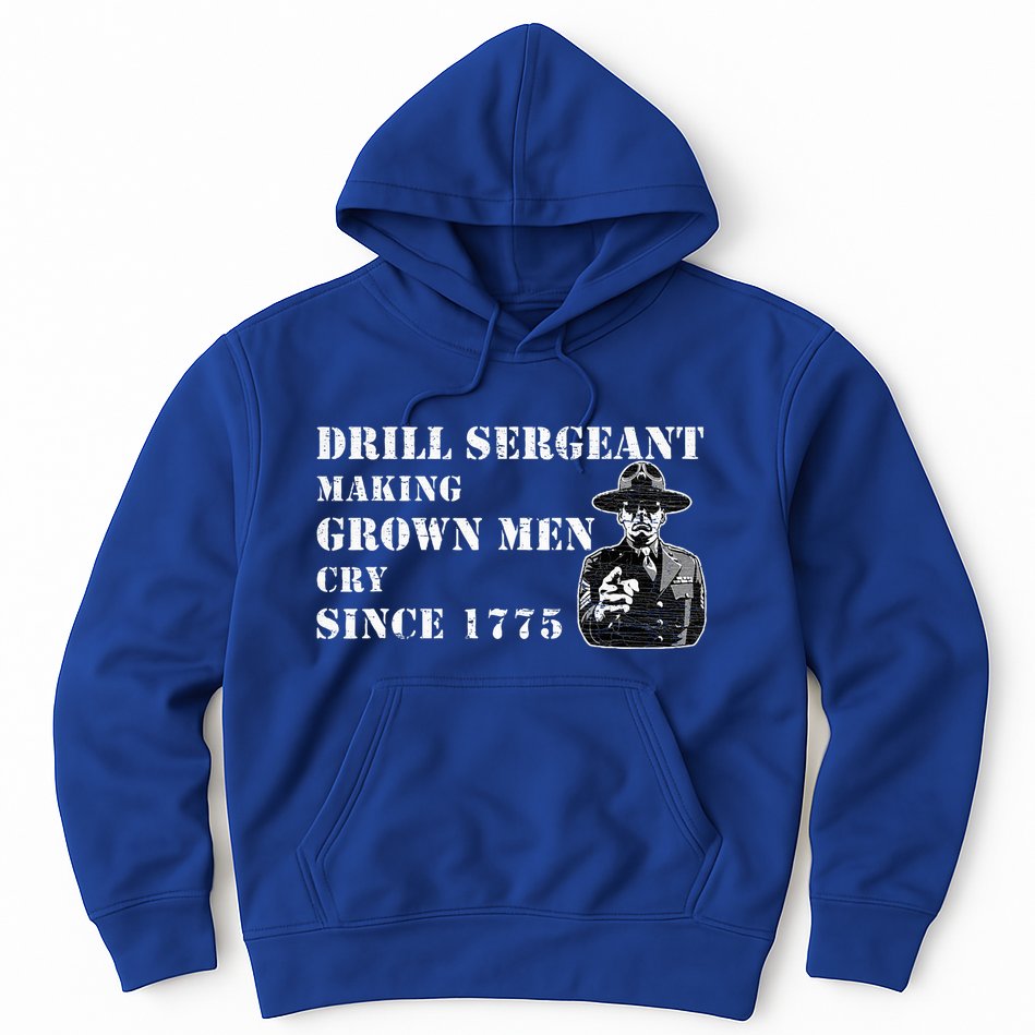 Drill Sergeant Military Drill Team Instructor Bootcamp Gifts Hoodie