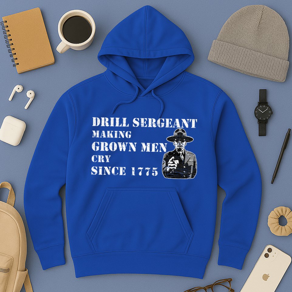 Drill Sergeant Military Drill Team Instructor Bootcamp Gifts Hoodie