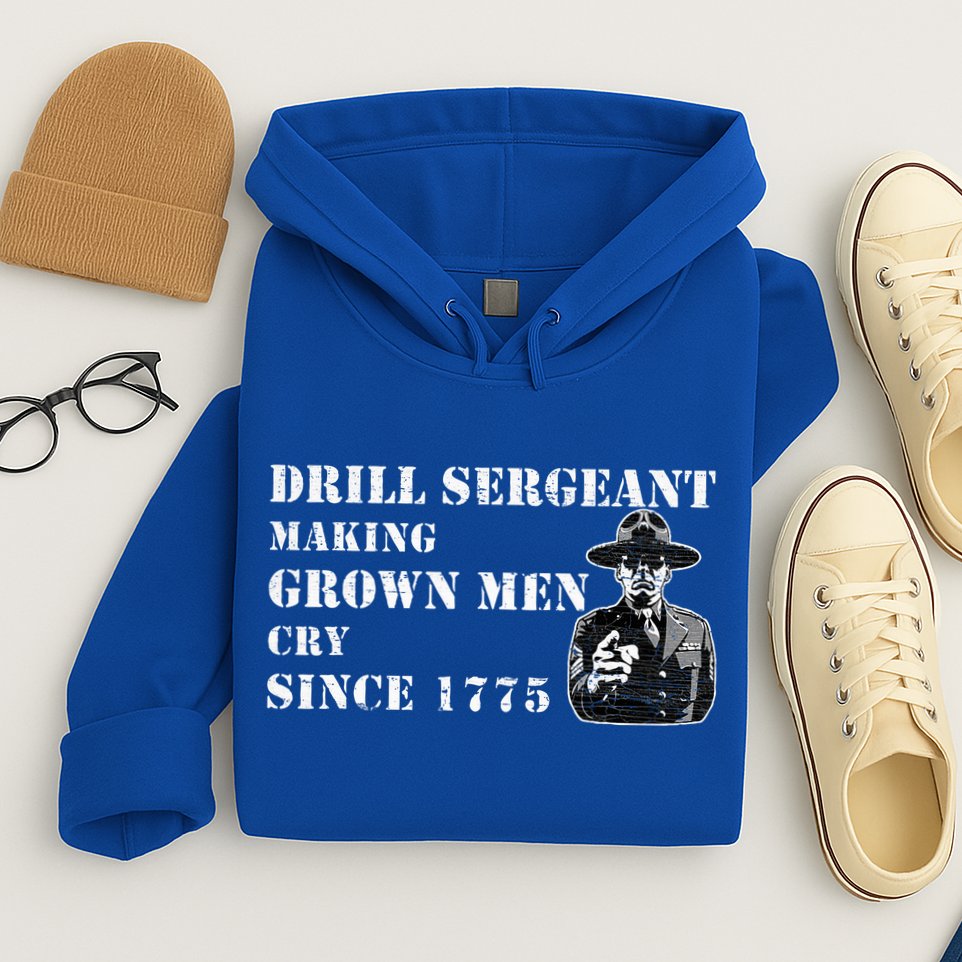 Drill Sergeant Military Drill Team Instructor Bootcamp Gifts Hoodie