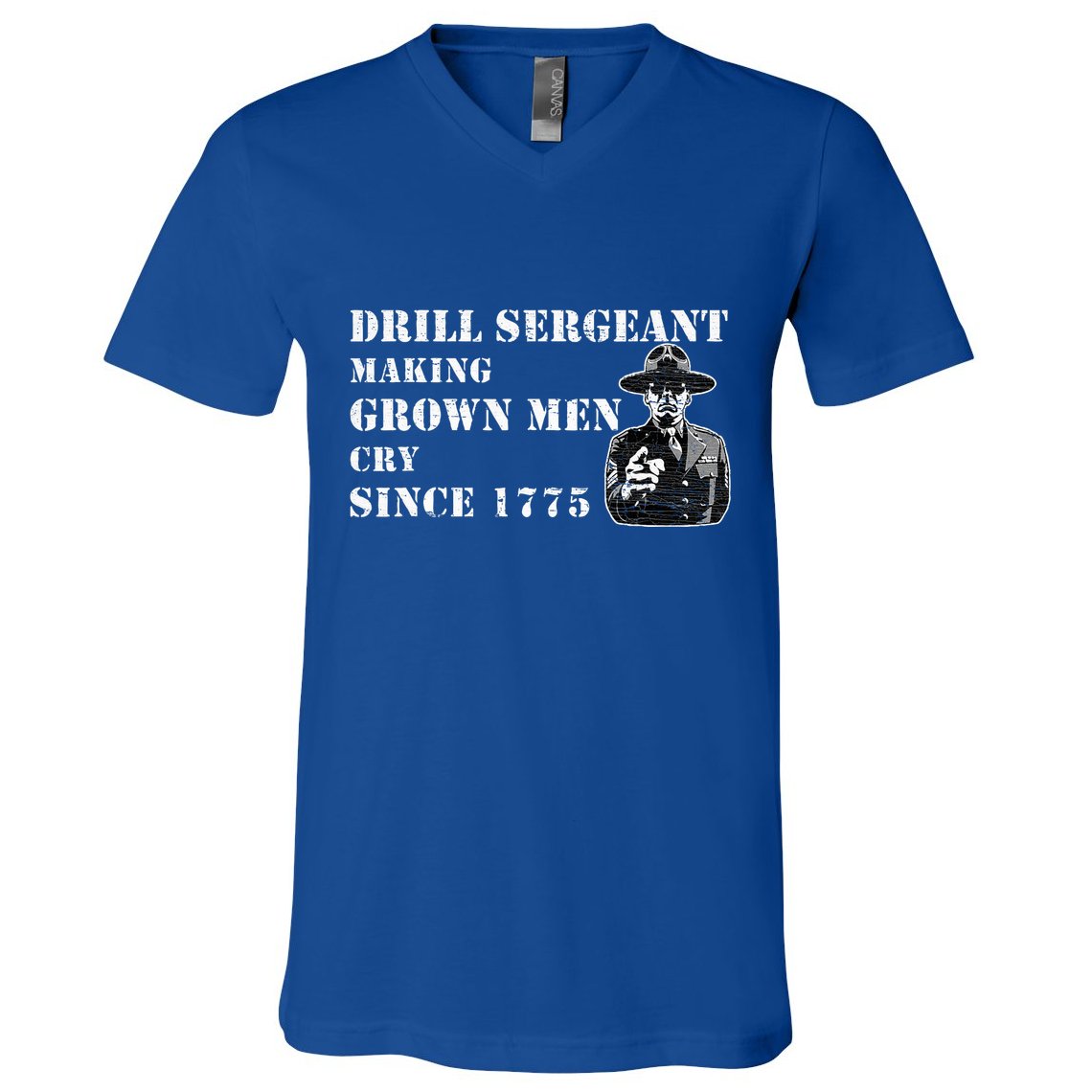 Drill Sergeant Military Drill Team Instructor Bootcamp Gifts V-Neck T-Shirt