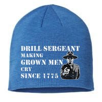 Drill Sergeant Military Drill Team Instructor Bootcamp Gifts Sustainable Beanie