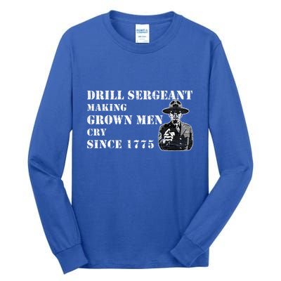 Drill Sergeant Military Drill Team Instructor Bootcamp Gifts Tall Long Sleeve T-Shirt