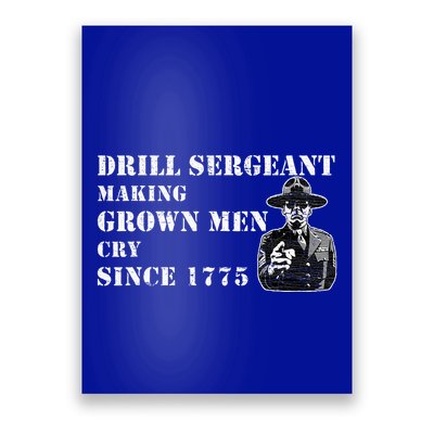 Drill Sergeant Military Drill Team Instructor Bootcamp Gifts Poster