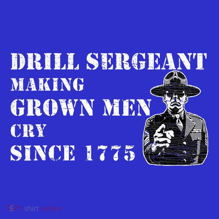 Drill Sergeant Military Drill Team Instructor Bootcamp Gifts Stripe Pom Pom Beanie