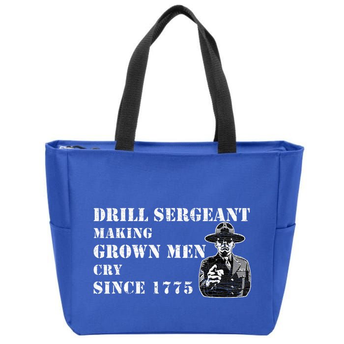 Drill Sergeant Military Drill Team Instructor Bootcamp Gifts Zip Tote Bag