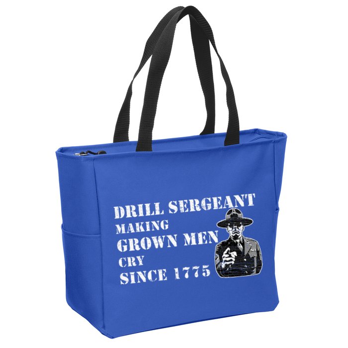 Drill Sergeant Military Drill Team Instructor Bootcamp Gifts Zip Tote Bag