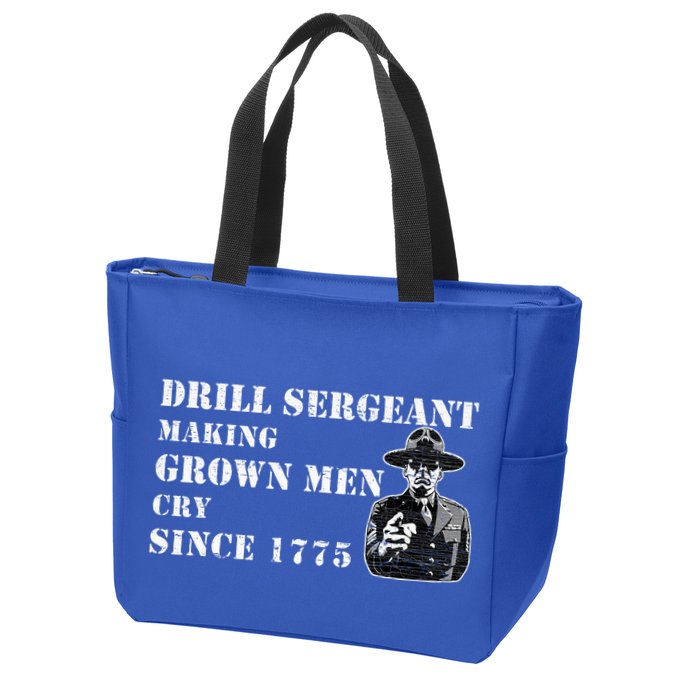 Drill Sergeant Military Drill Team Instructor Bootcamp Gifts Zip Tote Bag