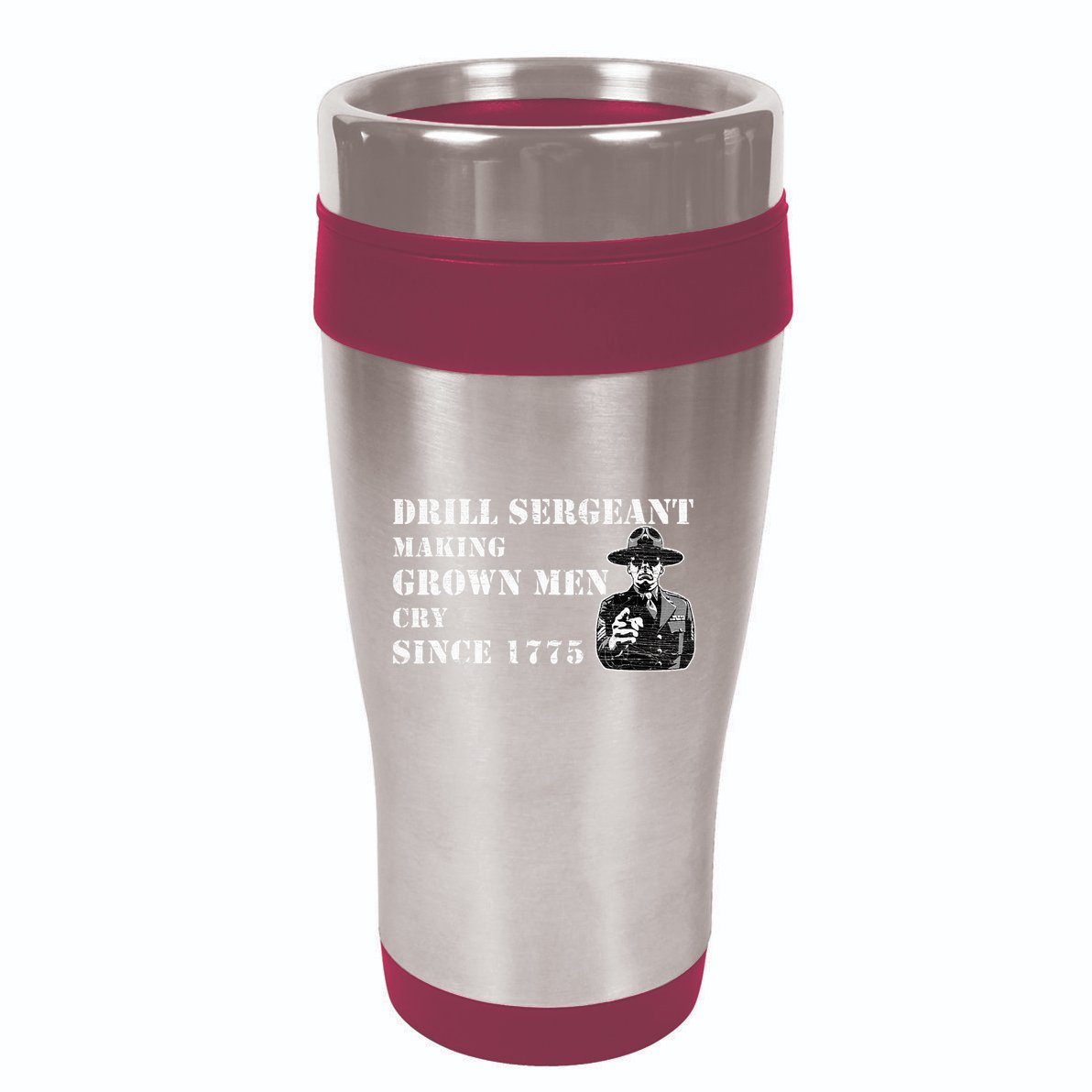 Drill Sergeant Military Drill Team Instructor Bootcamp Gifts 16oz Travel Tumbler