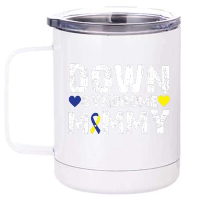 Down Syndrome Mommy Family Matching For Down Syndrome Awareness Gift 12 oz Stainless Steel Tumbler Cup