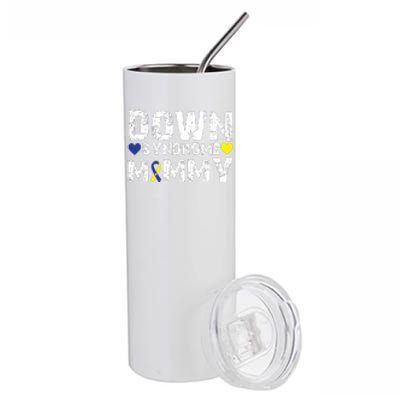 Down Syndrome Mommy Family Matching For Down Syndrome Awareness Gift Stainless Steel Tumbler