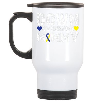 Down Syndrome Mommy Family Matching For Down Syndrome Awareness Gift Stainless Steel Travel Mug