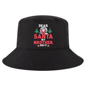 Dear Santa My Brother Did It Gift Cool Comfort Performance Bucket Hat