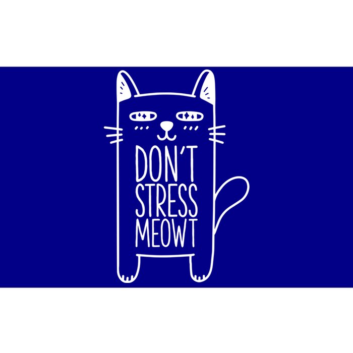 Dont Stress Meowt Gift For Cat Owners Cat Themed Funny Gift Bumper Sticker