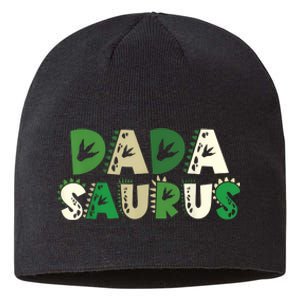 Dada Saurus Matching Family Birthday Dinosaur Sustainable Beanie