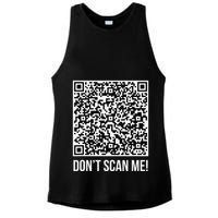 DonT Scan Me! Qr Scan Me Joke Funny Middle Finger Ladies PosiCharge Tri-Blend Wicking Tank