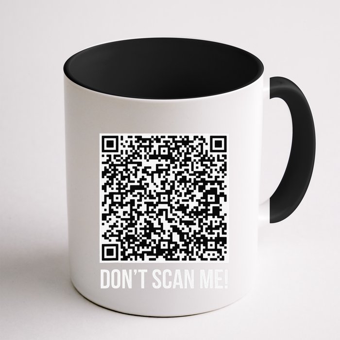 DonT Scan Me! Qr Scan Me Joke Funny Middle Finger Mug