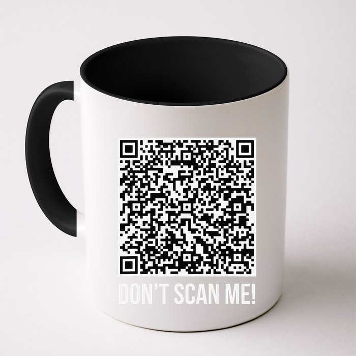 DonT Scan Me! Qr Scan Me Joke Funny Middle Finger Mug