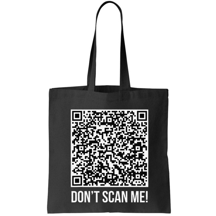 DonT Scan Me! Qr Scan Me Joke Funny Middle Finger Bag