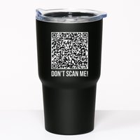 DonT Scan Me! Qr Scan Me Joke Funny Middle Finger Tumbler