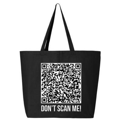 DonT Scan Me! Qr Scan Me Joke Funny Middle Finger 25L Jumbo Tote