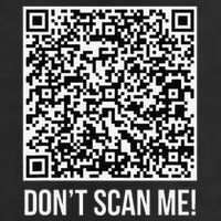 DonT Scan Me! Qr Scan Me Joke Funny Middle Finger 25L Jumbo Tote