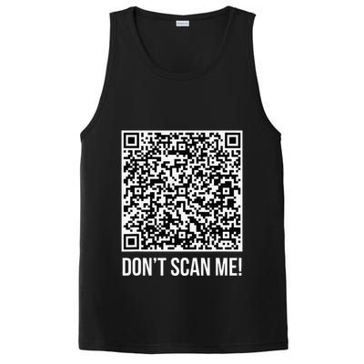 DonT Scan Me! Qr Scan Me Joke Funny Middle Finger PosiCharge Competitor Tank