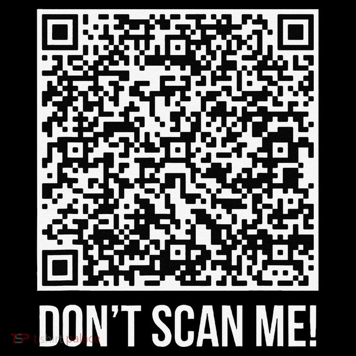 DonT Scan Me! Qr Scan Me Joke Funny Middle Finger Toddler Hoodie