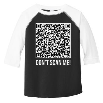 DonT Scan Me! Qr Scan Me Joke Funny Middle Finger Toddler Fine Jersey T-Shirt