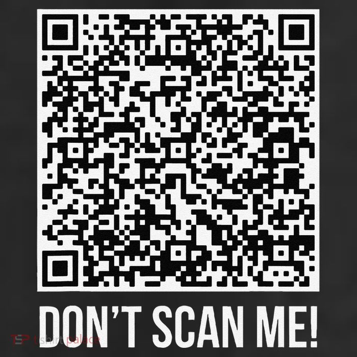 DonT Scan Me! Qr Scan Me Joke Funny Middle Finger Golf Towel