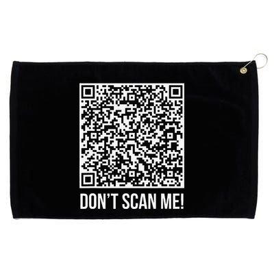 DonT Scan Me! Qr Scan Me Joke Funny Middle Finger Grommeted Golf Towel