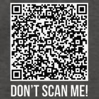 DonT Scan Me! Qr Scan Me Joke Funny Middle Finger Vector Backpack