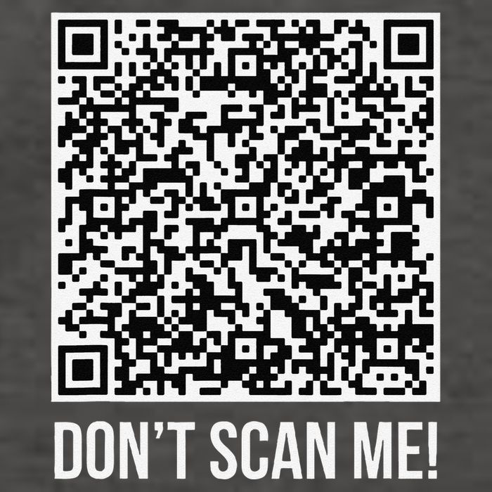 DonT Scan Me! Qr Scan Me Joke Funny Middle Finger Vector Backpack