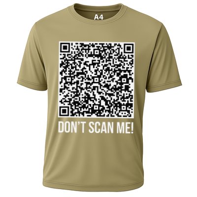 DonT Scan Me! Qr Scan Me Joke Funny Middle Finger Cooling Performance Crew T-Shirt