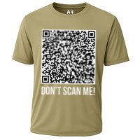 DonT Scan Me! Qr Scan Me Joke Funny Middle Finger Performance Shirt