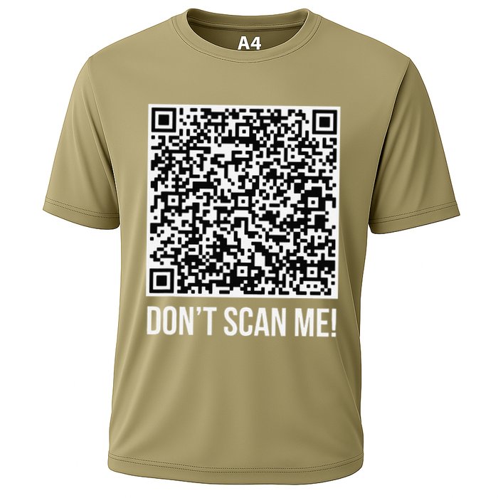 DonT Scan Me! Qr Scan Me Joke Funny Middle Finger Performance Shirt