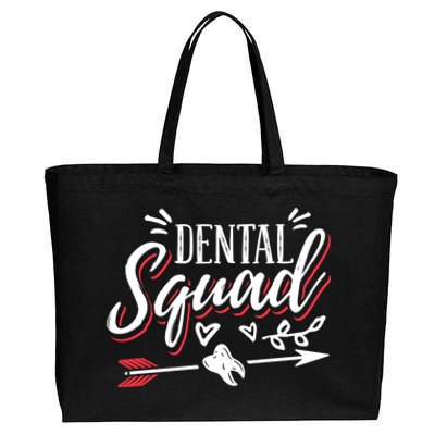 Dental Squad Meaningful Gift Cotton Canvas Jumbo Tote