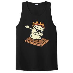 Dabbing Smore Marshmallow Cute Dance Camping PosiCharge Competitor Tank