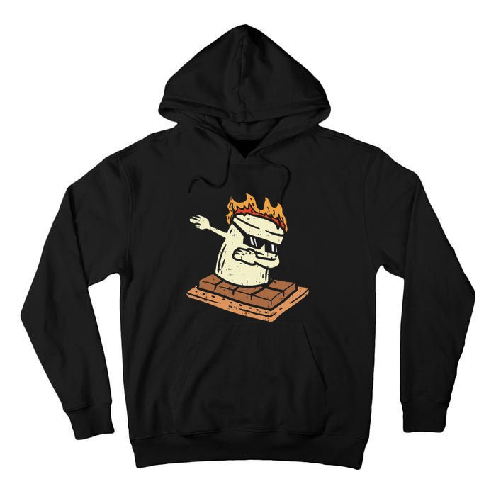 Dabbing Smore Marshmallow Cute Dance Camping Tall Hoodie