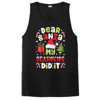 Dear Santa My Grandkids Did It Candy Canes Funny Christmas PosiCharge Competitor Tank