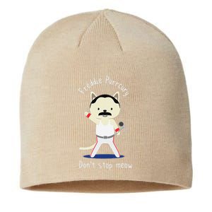 Dont Stop Meow Freddie Purrcury Gift For Women Sustainable Beanie