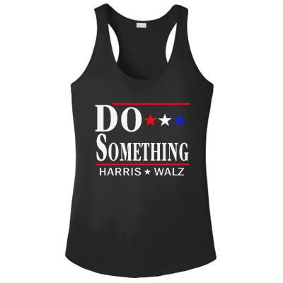 Do Something Michelle Obama Kamala Harris Tim Walz 2024 Gift Ladies PosiCharge Competitor Racerback Tank