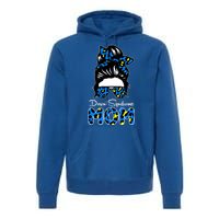 Down Syndrome Mom Hair Bun Premium Hoodie