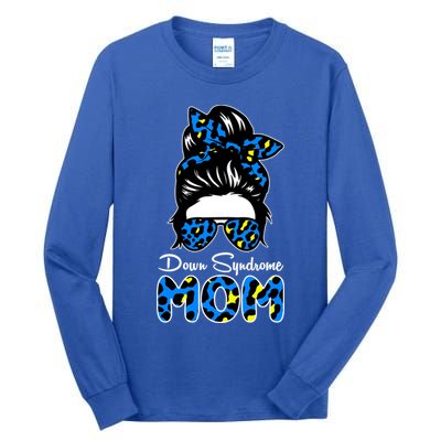 Down Syndrome Mom Hair Bun Tall Long Sleeve T-Shirt