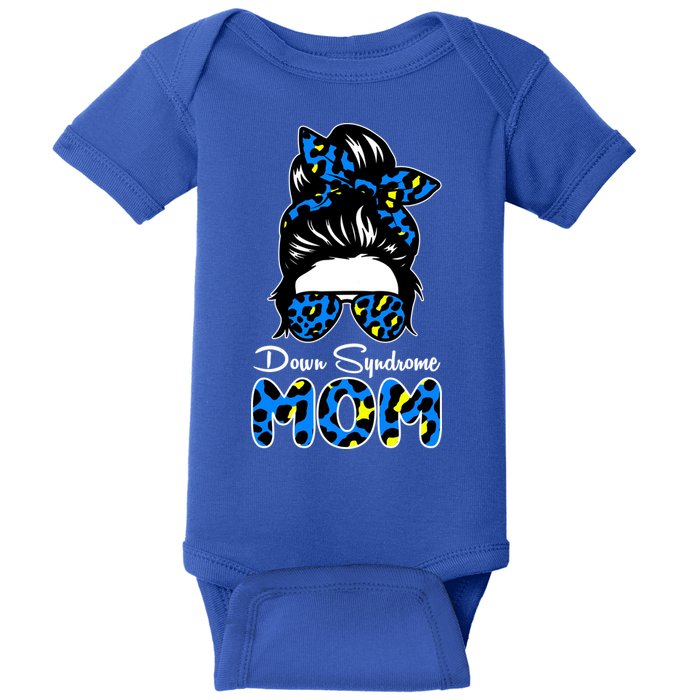 Down Syndrome Mom Hair Bun Baby Bodysuit