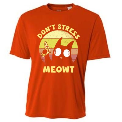 Dont Stress Meow Kitty Ca Dont Stress Meowt Gift Cooling Performance Crew T-Shirt