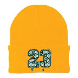 Dripping Sauce Matching Oxidized Green 4s Knit Cap Winter Beanie