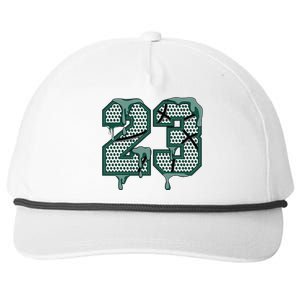 Dripping Sauce Matching Oxidized Green 4s Snapback Five-Panel Rope Hat